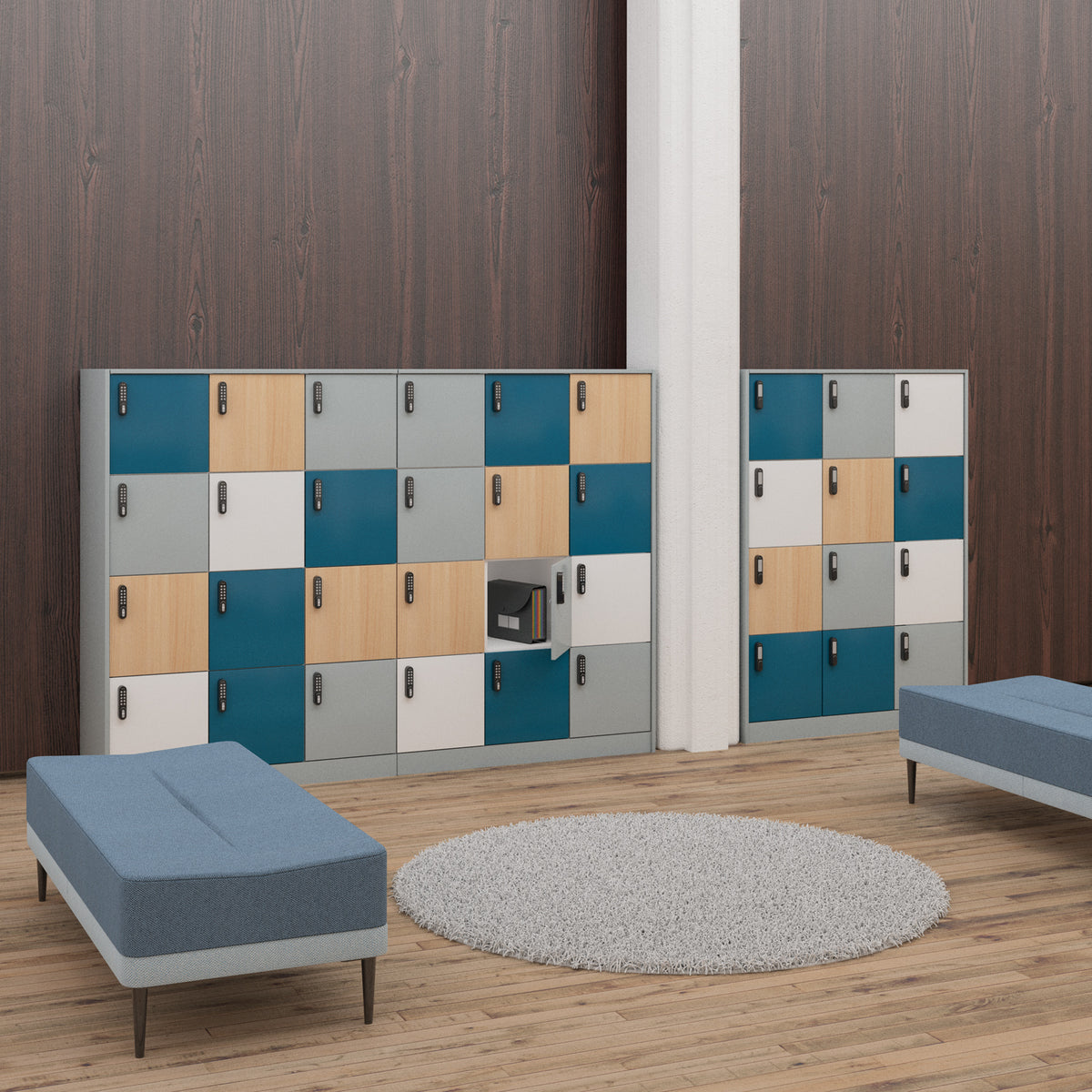Flux internal clothes rail for high lockers - view 5