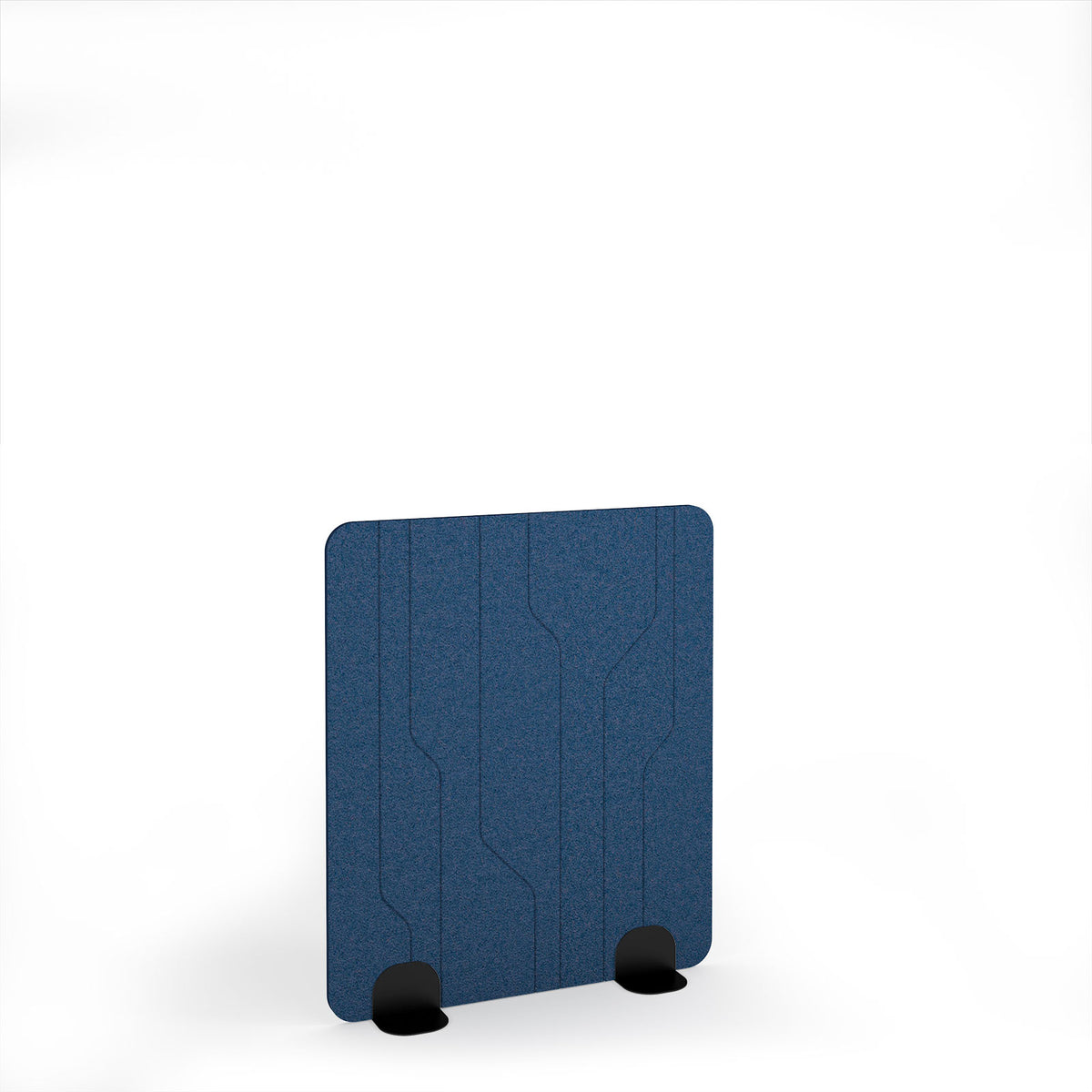 Grain Accoustic Floor Standing Metal Base Legs 1200w 1400h - Black legs, Blue - view 1