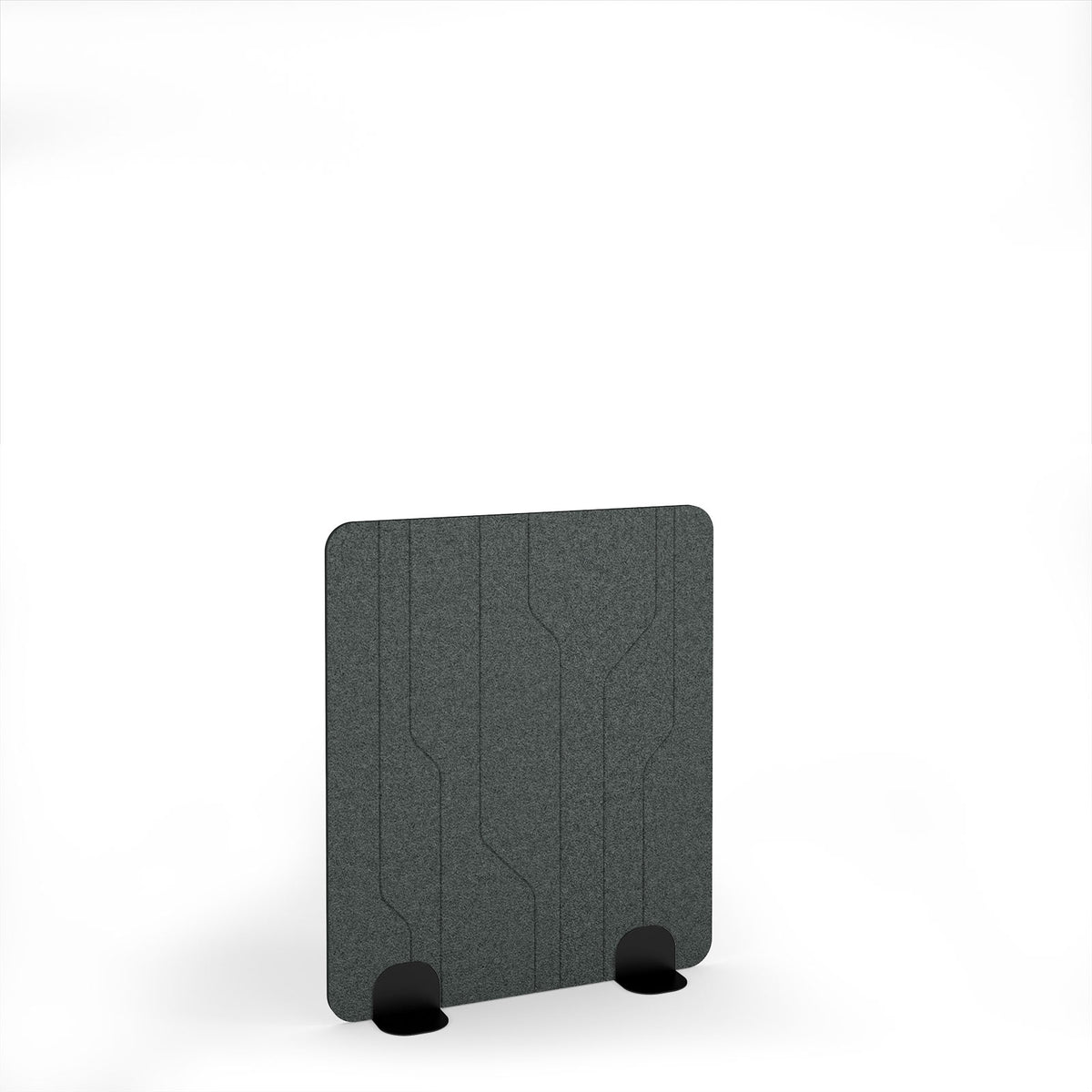 Grain Accoustic Floor Standing Metal Base Legs 1200w 1400h - Black legs, Moonlight Grey - view 1