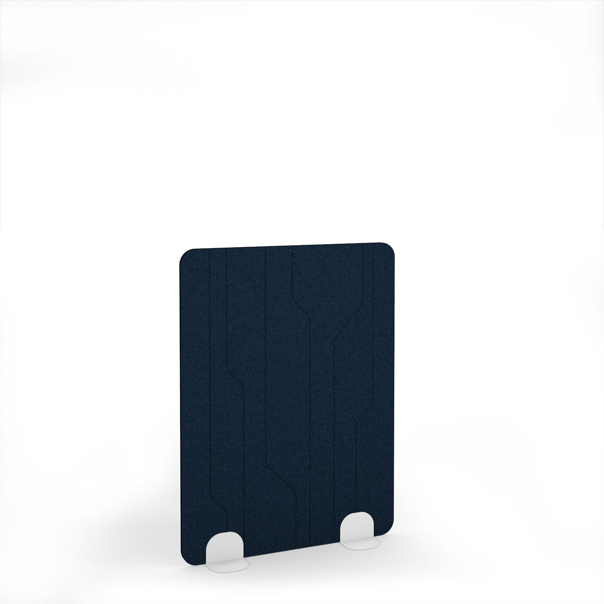 Grain Accoustic Floor Standing Metal Base Legs 1200w 1600h - White legs, Dark Blue - view 1