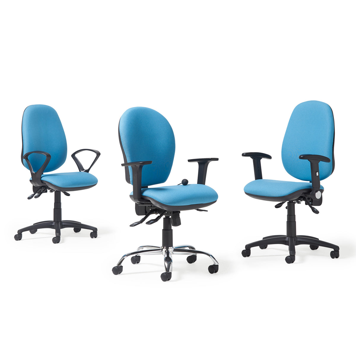 Jota Ergo 24hr ergonomic asynchro task chair - black - view 5