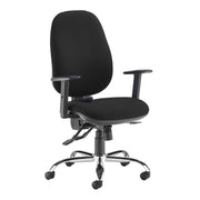 Jota Ergo 24hr ergonomic asynchro task chair - black - view 1