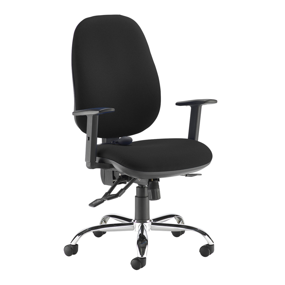 Jota Ergo 24hr ergonomic asynchro task chair - black - view 1