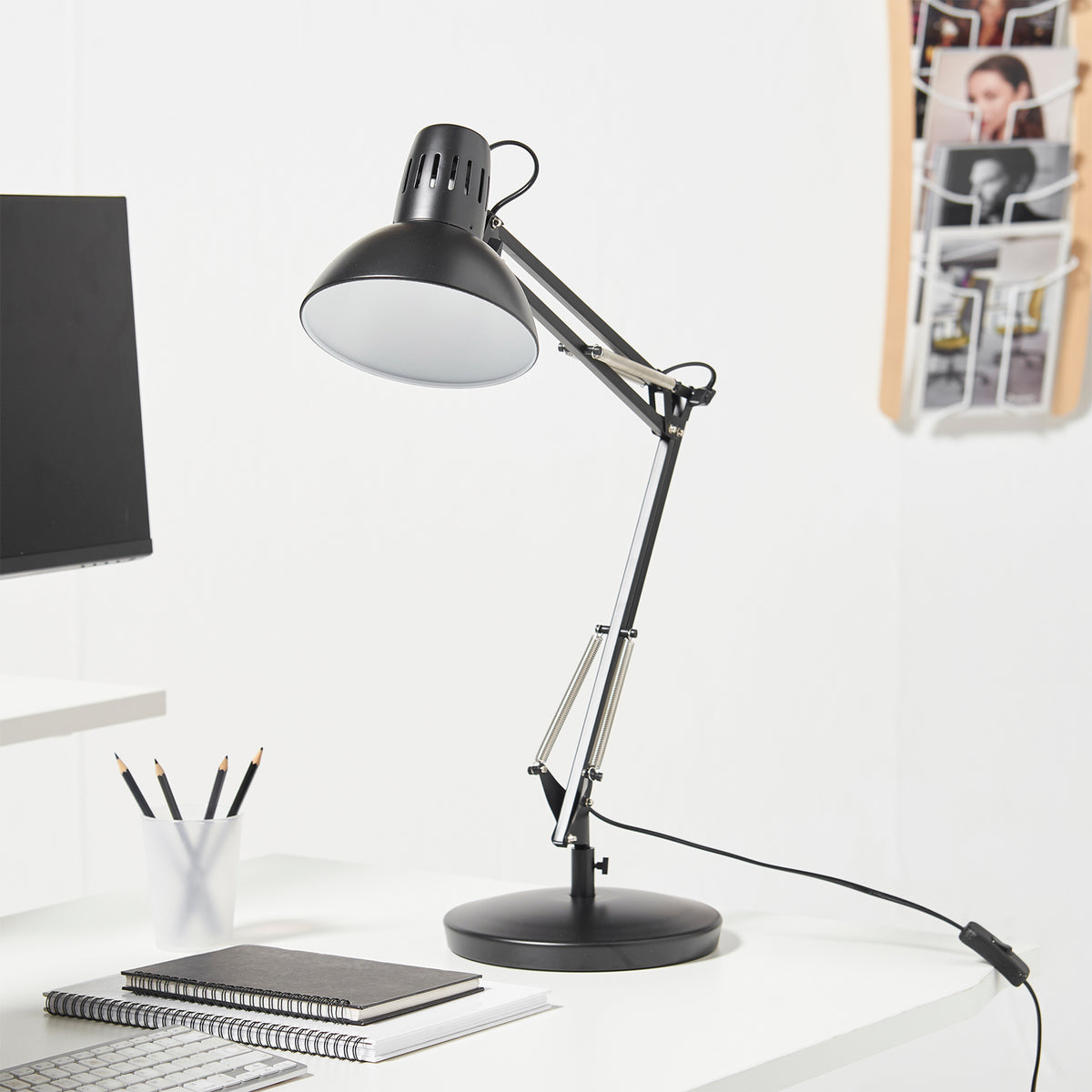 Kari architect steel desk lamp - Black - view 3