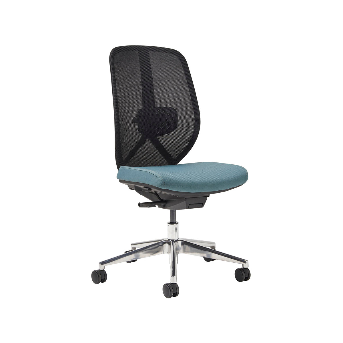 Kura mesh task chair with integrated seat adjustment, lumbar height and depth adjustment and synchronised mechanism - made to order - view 4