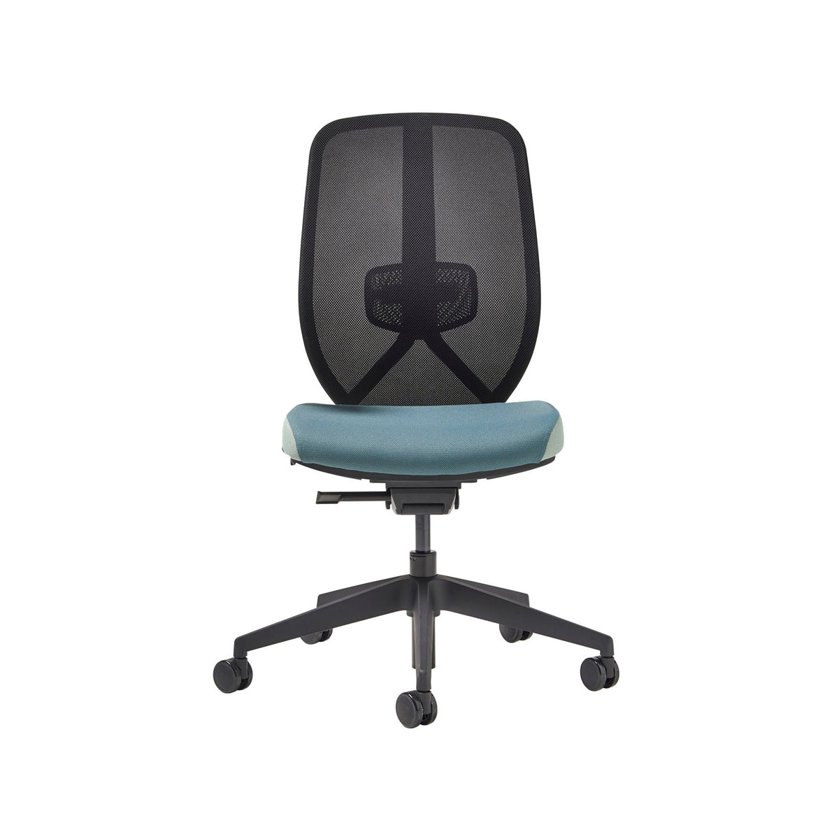 Kura mesh task chair with integrated seat adjustment, lumbar height and depth adjustment and synchronised mechanism - made to order - view 2