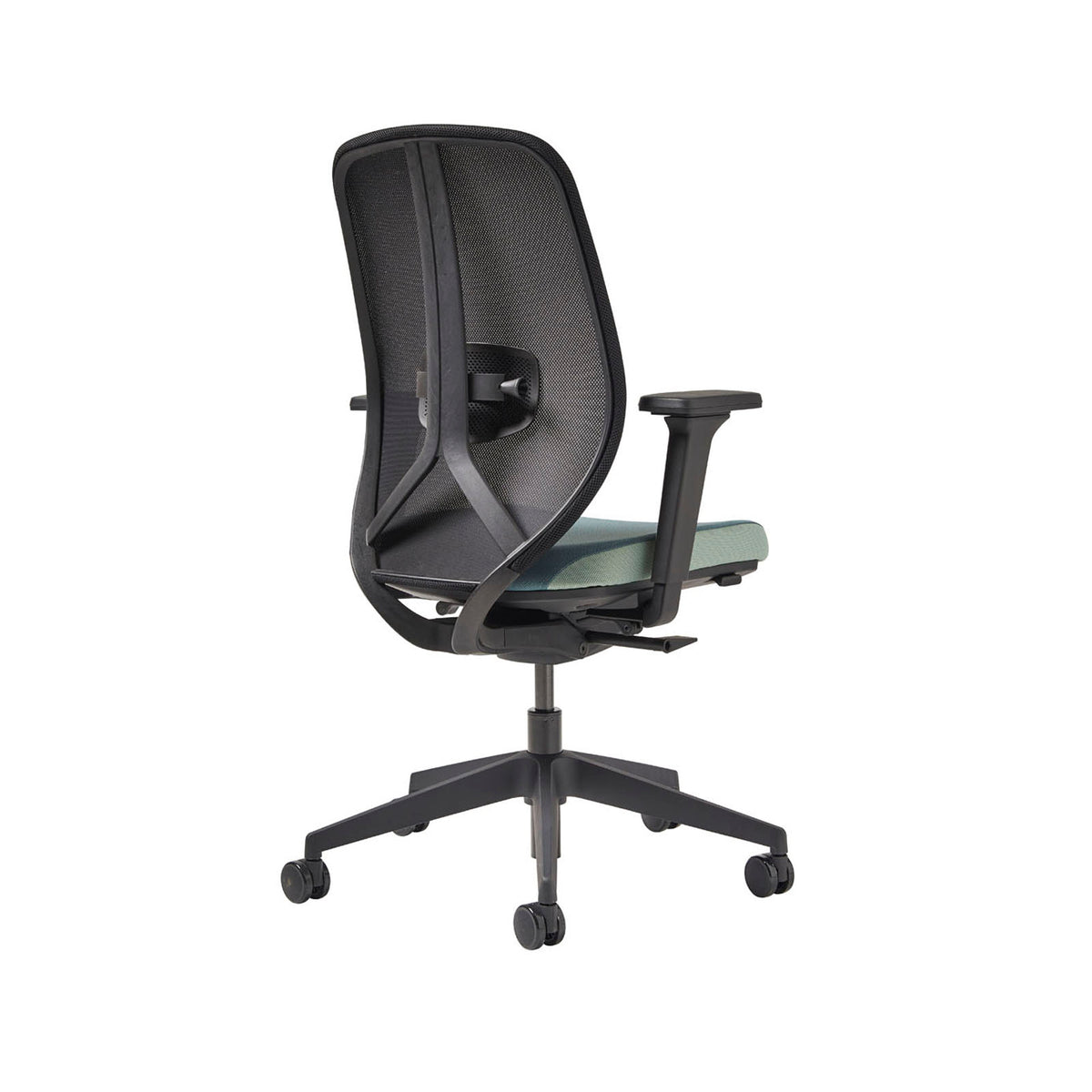 Kura mesh task chair with integrated seat adjustment, lumbar height and depth adjustment, synchronised mechanism and 3D adjustable arms - made to order - view 4