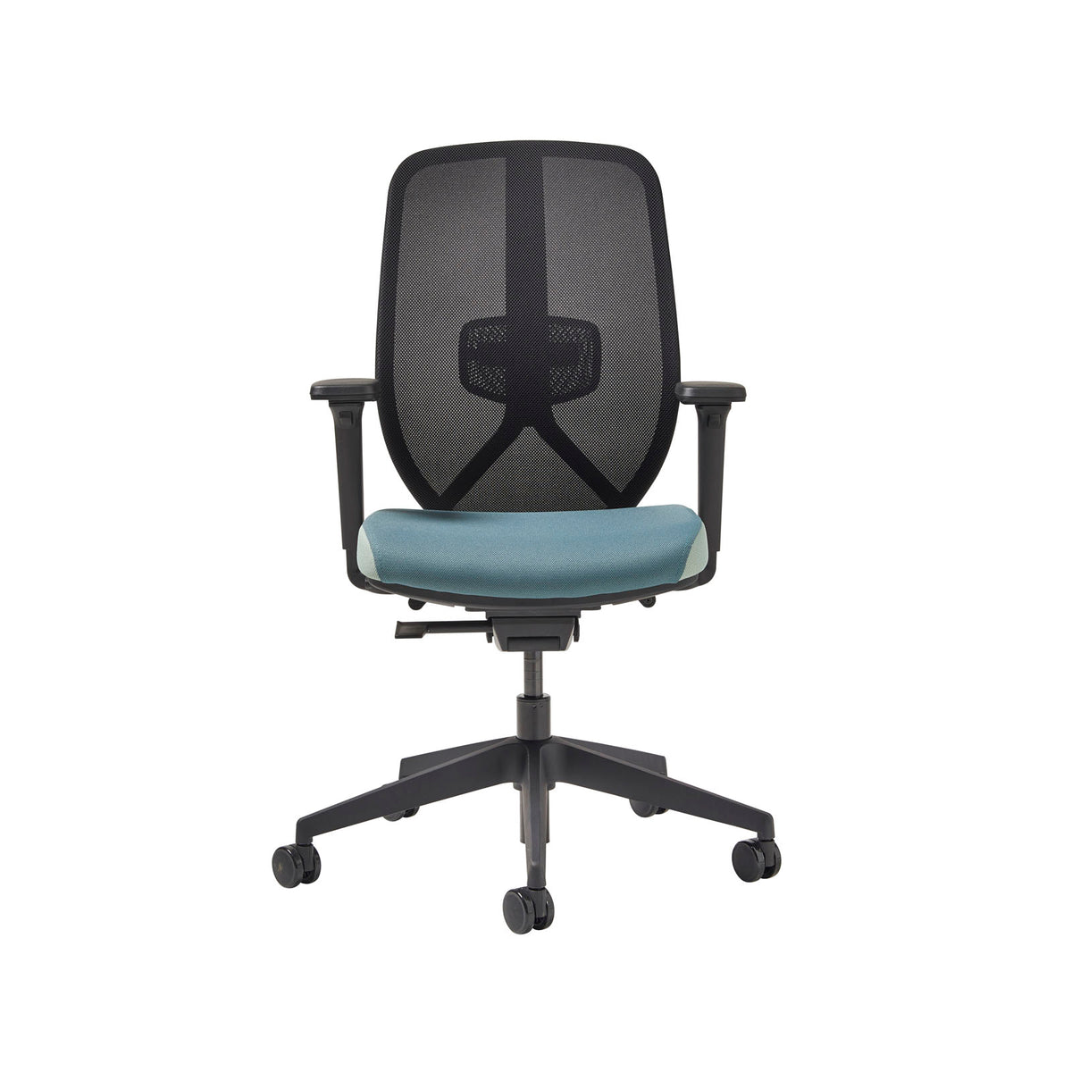Kura mesh task chair with integrated seat adjustment, lumbar height and depth adjustment, synchronised mechanism and 3D adjustable arms - made to order - view 3