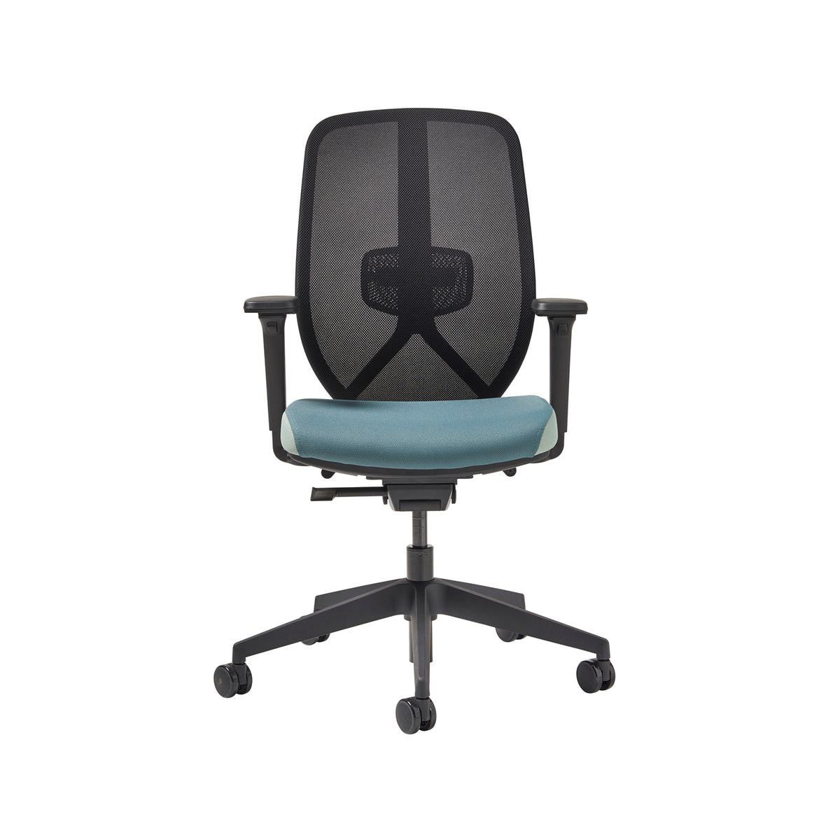 Kura mesh task chair with integrated seat adjustment, lumbar height and depth adjustment, synchronised mechanism and 4D adjustable arms - made to order - view 3