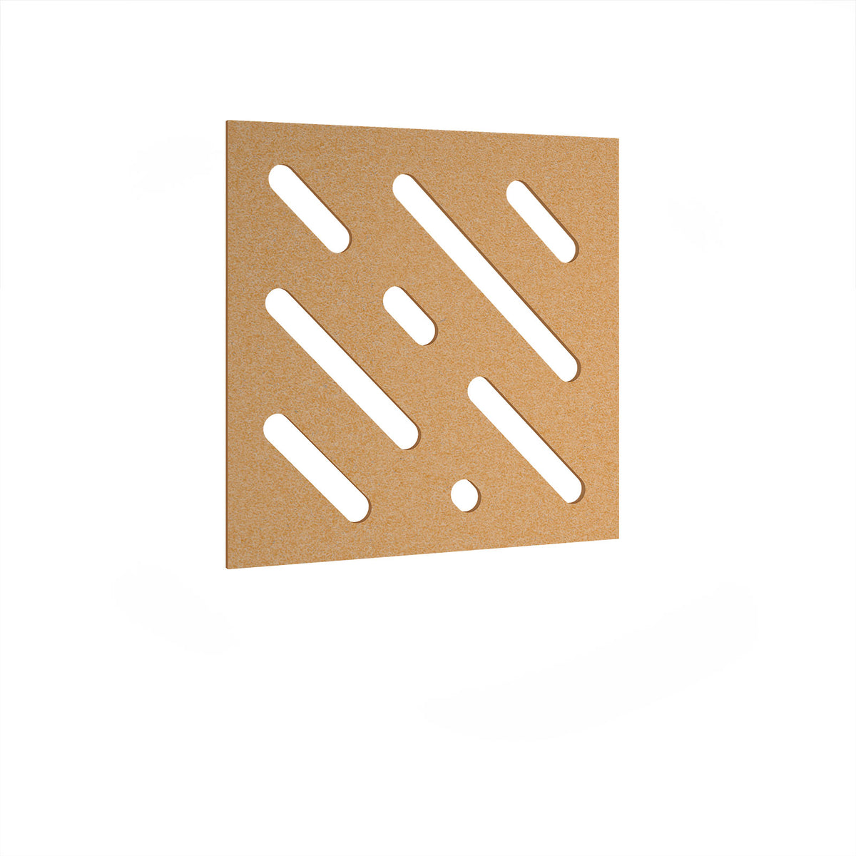 Lozenge Acoustic Ceiling-Wall Tiles 590w - Longan Yellow - view 1