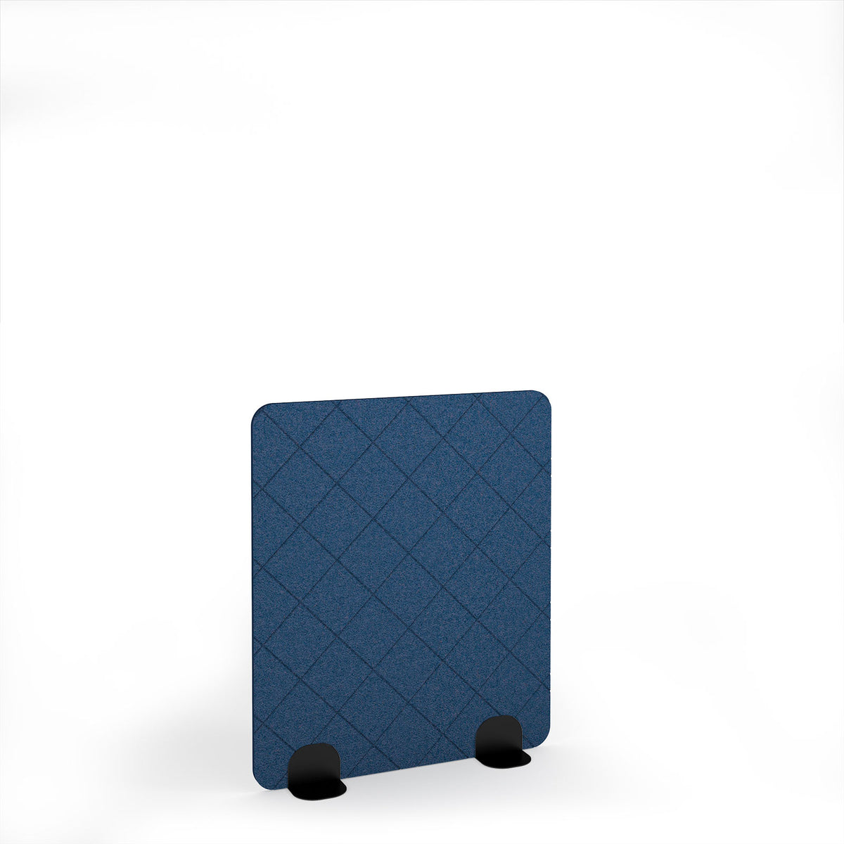 Lattice Accoustic Floor Standing Metal Base Legs 1200w 1400h - Black legs, Blue - view 1