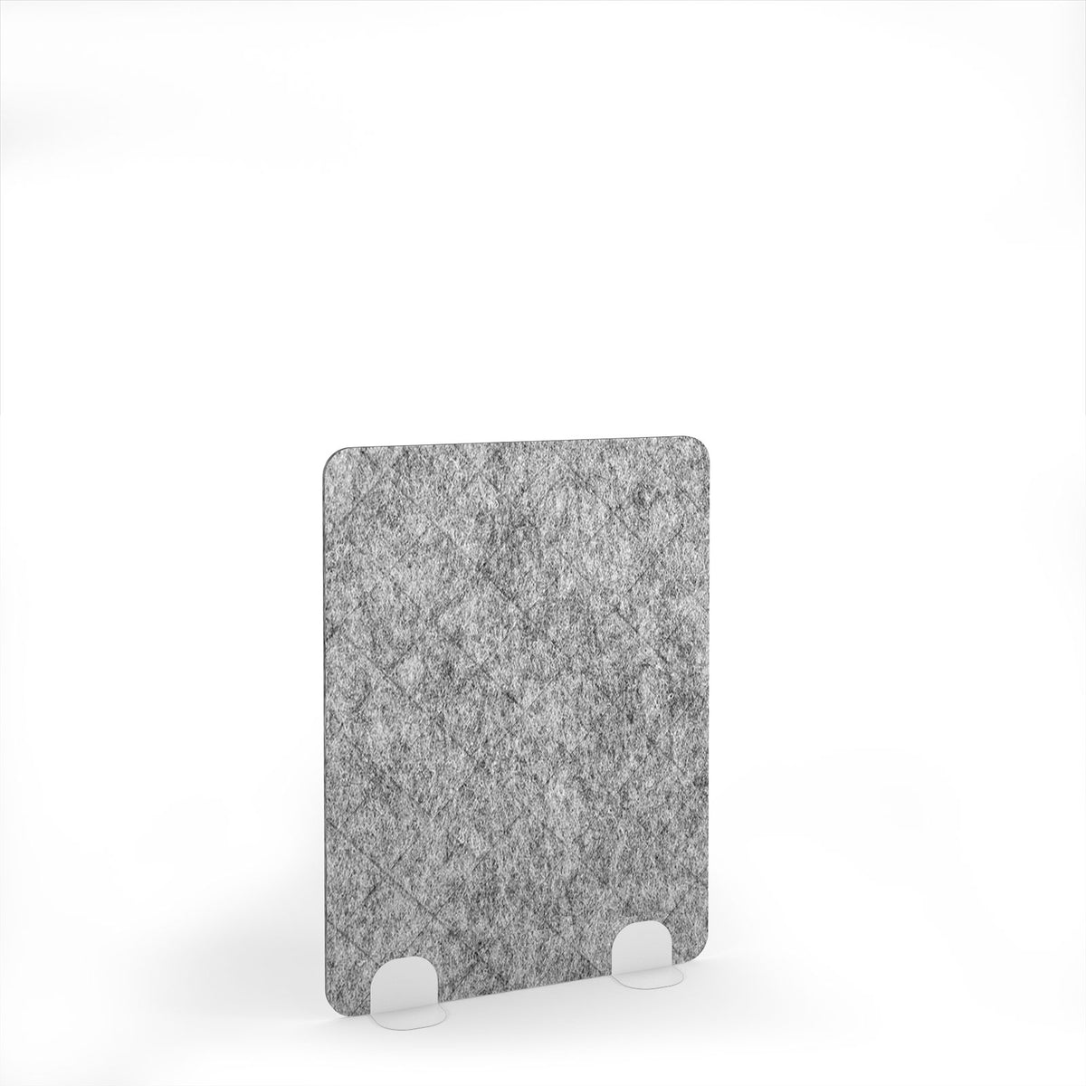 Lattice Accoustic Floor Standing Metal Base Legs 1200w 1600h - White legs, Dark Silver Grey - view 1