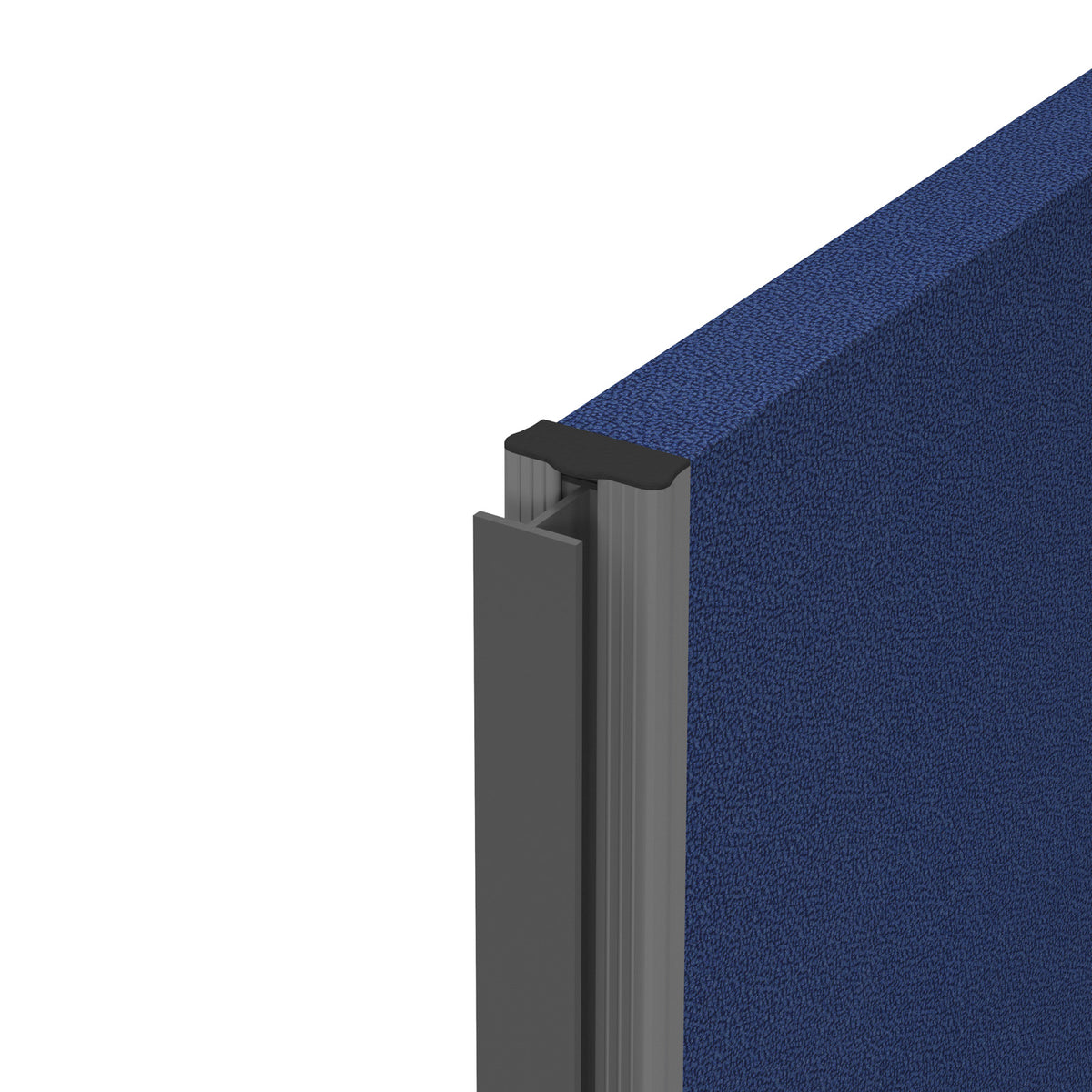 Floor standing fabric screen 2 way panel linking strip 1200mm - view 2