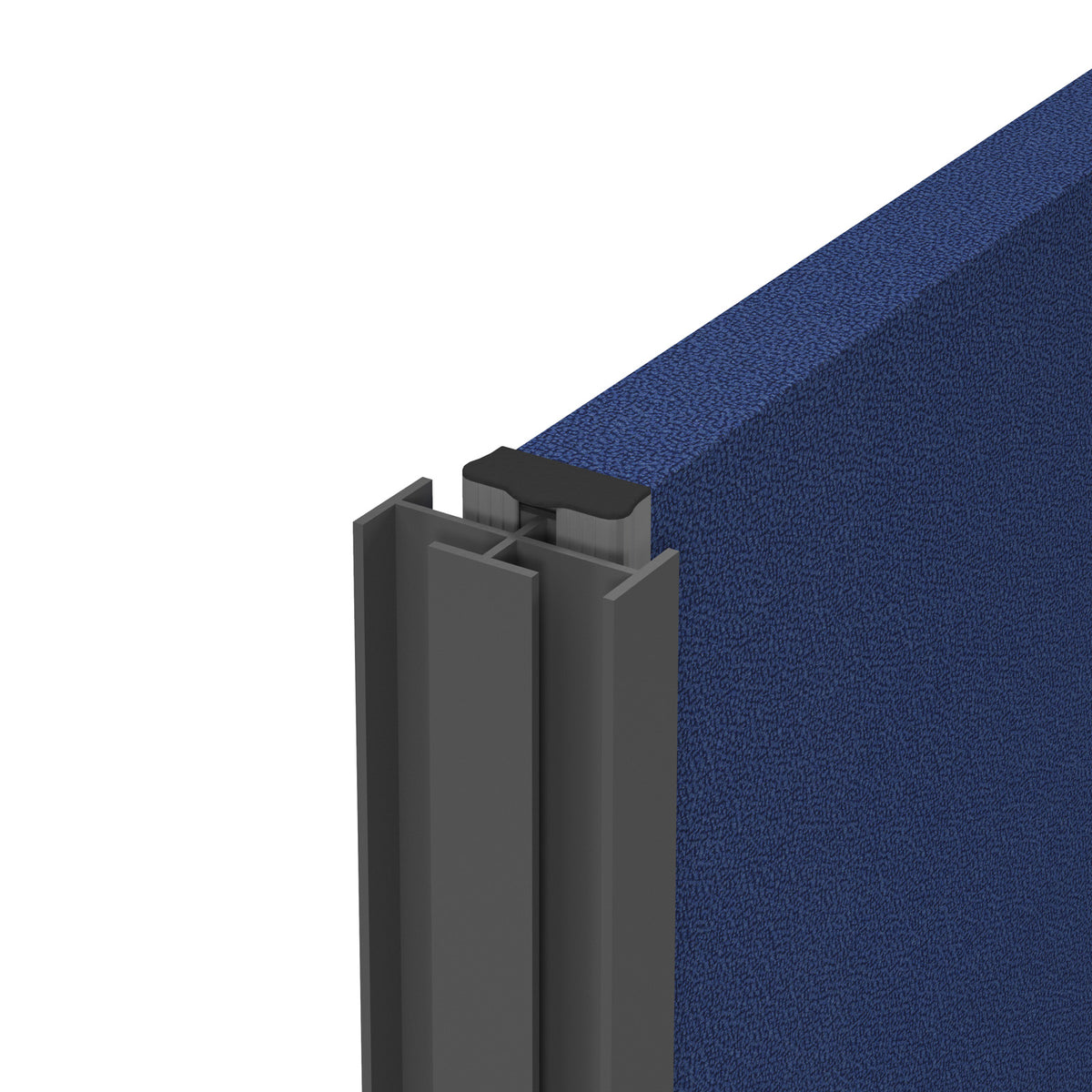 Floor standing fabric screen 4 way panel linking strip 1200mm - view 2
