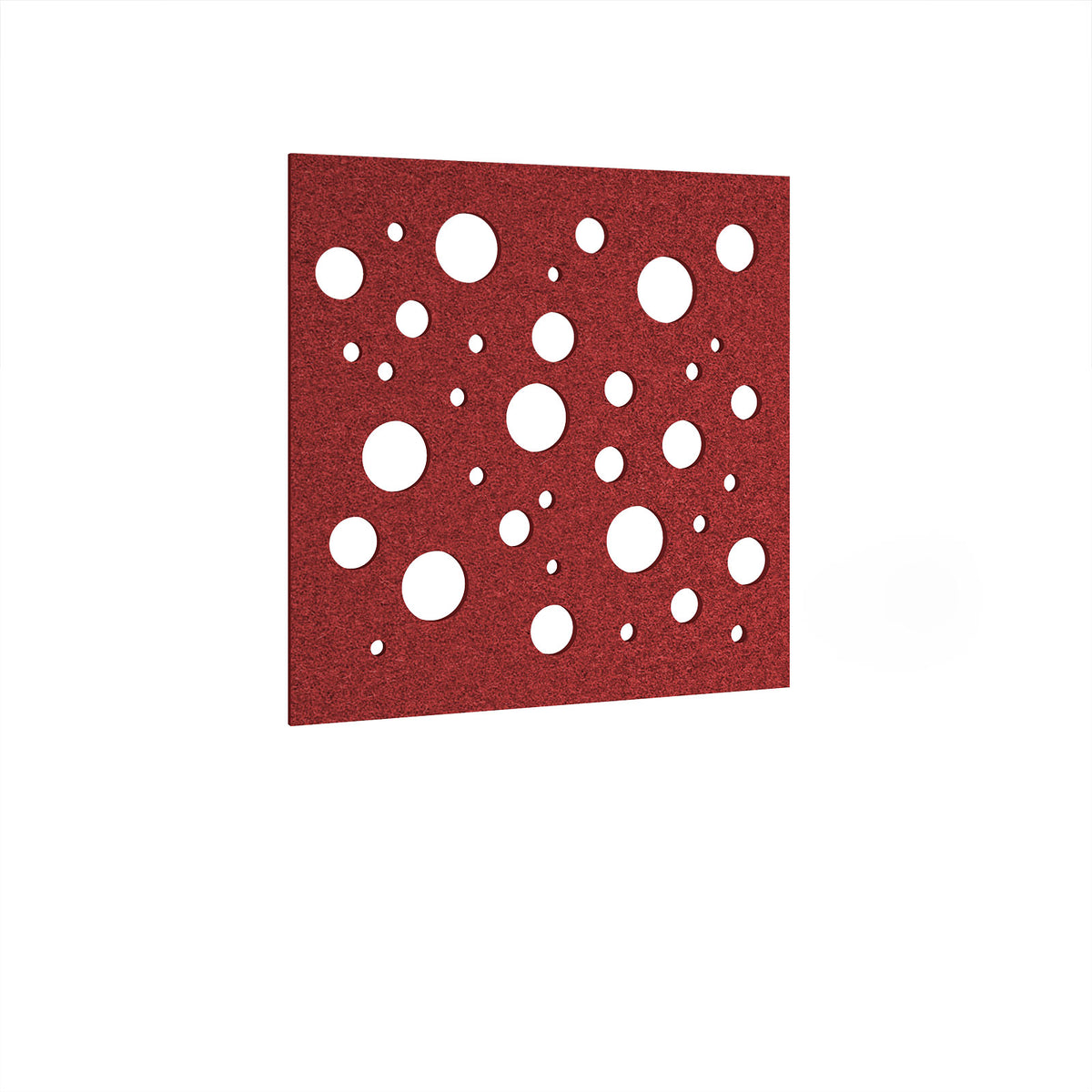 Moon Acoustic Ceiling-Wall Tiles 590w - Pure Red - view 1