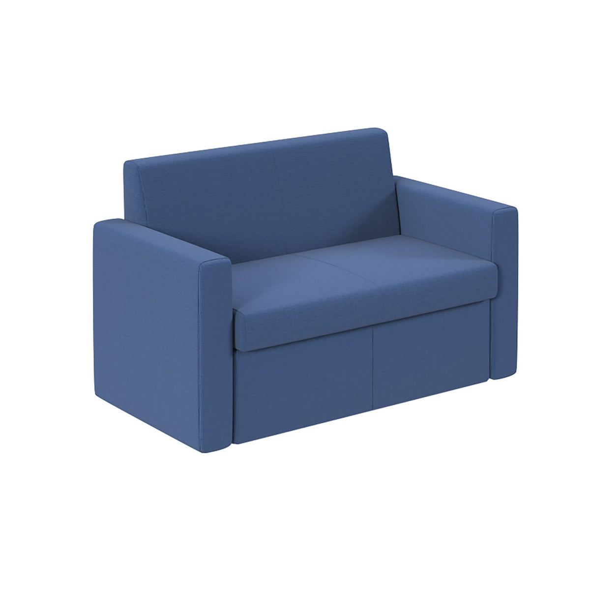 Melody double seater fabric sofa in Cobalt Blue - view 1
