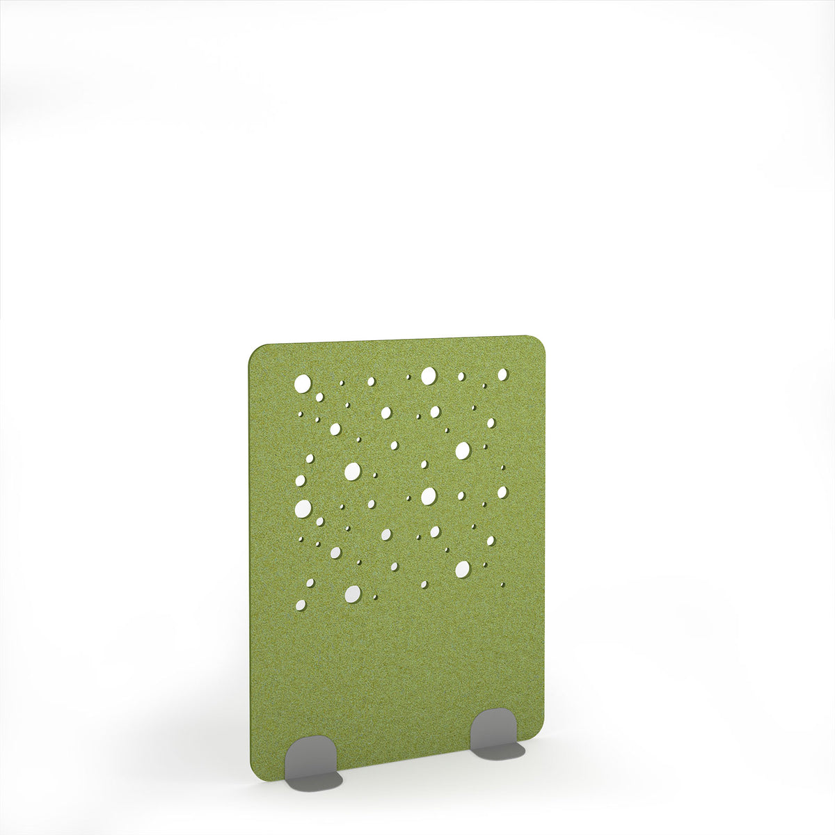 Moon Accoustic Floor Standing Metal Base Legs 1200w 1600h - Silver legs, Fruit Green - view 1