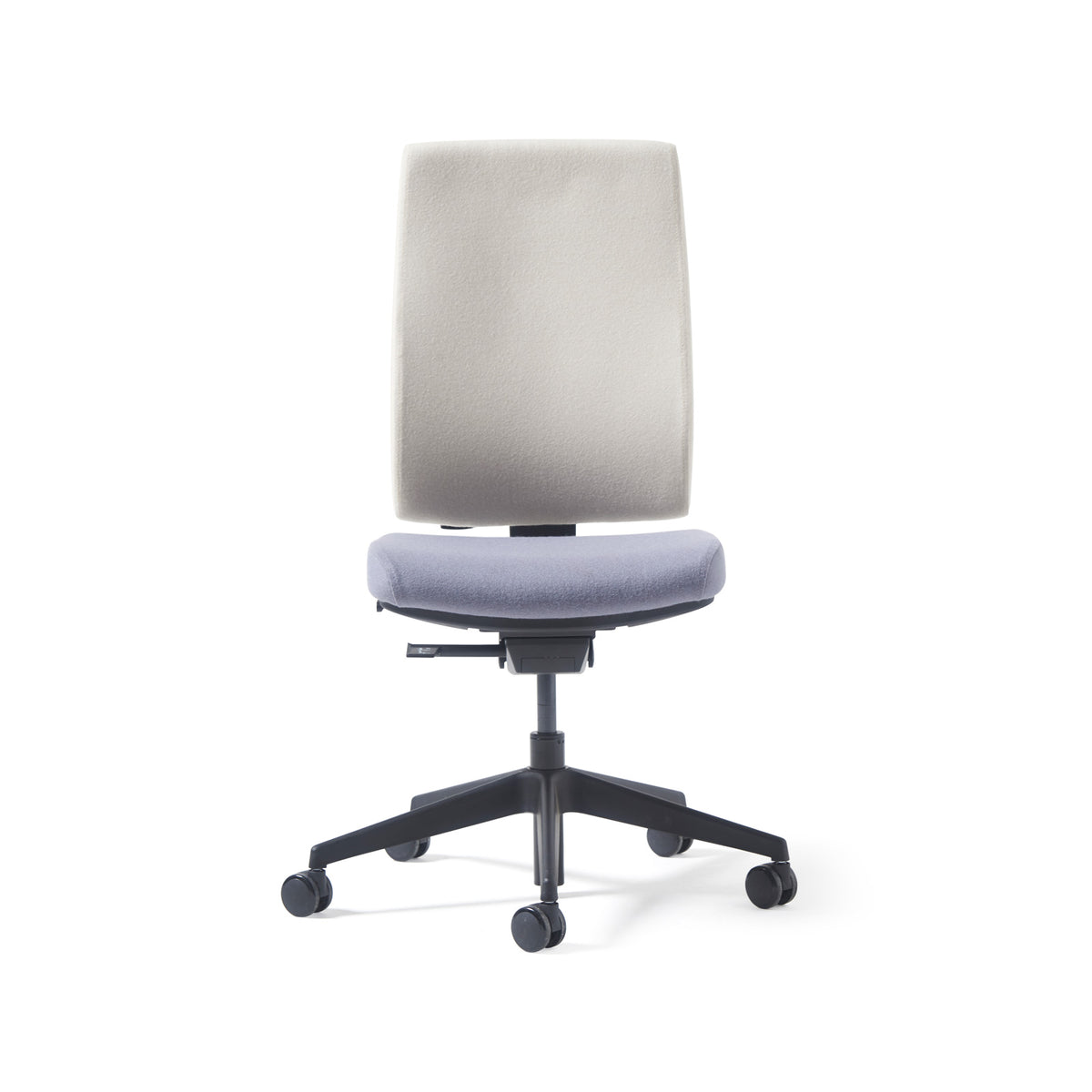 Miku fabric task chairs with integrated seat slide, back height adjustment and synchronised mechanism - made to order - view 3