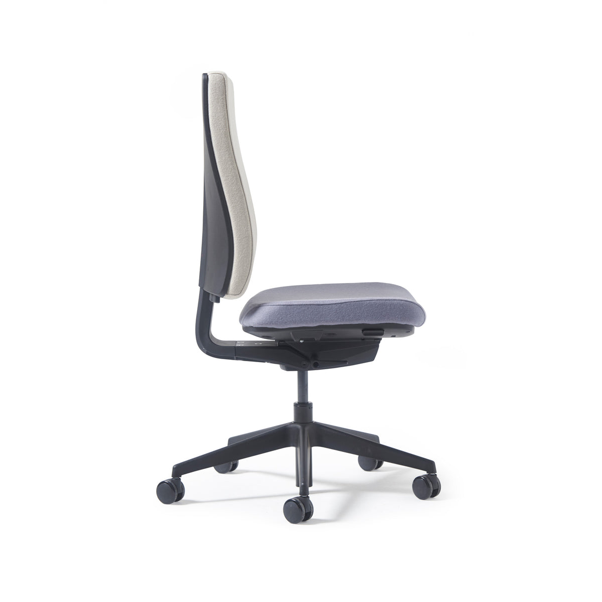 Miku fabric task chairs with integrated seat slide, back height adjustment and synchronised mechanism - made to order - view 4