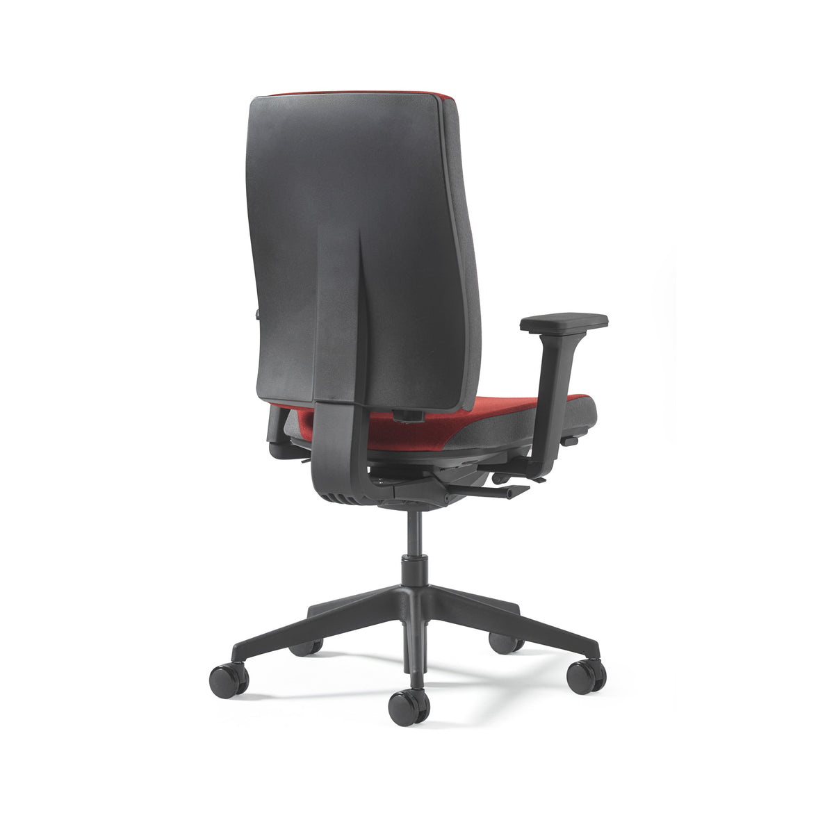 Miku fabric task chairs with integrated seat slide, back height adjustment, synchronised mechanism and 4D adjustable arms - made to order - view 4