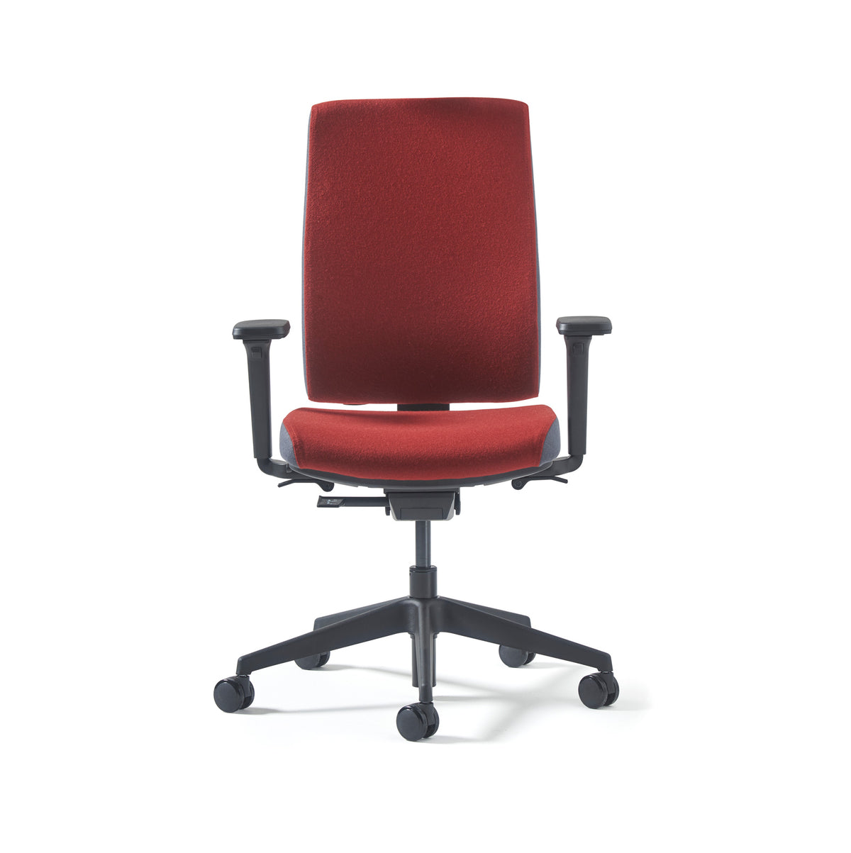 Miku fabric task chairs with integrated seat slide, back height adjustment, synchronised mechanism and 4D adjustable arms - made to order - view 3