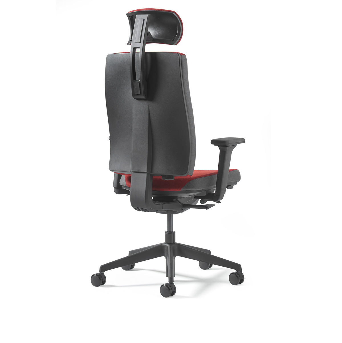 Miku fabric task chairs with integrated seat slide, back height adjustment, synchronised mechanism, head rest and 4D adjustable arms made to order - view 3