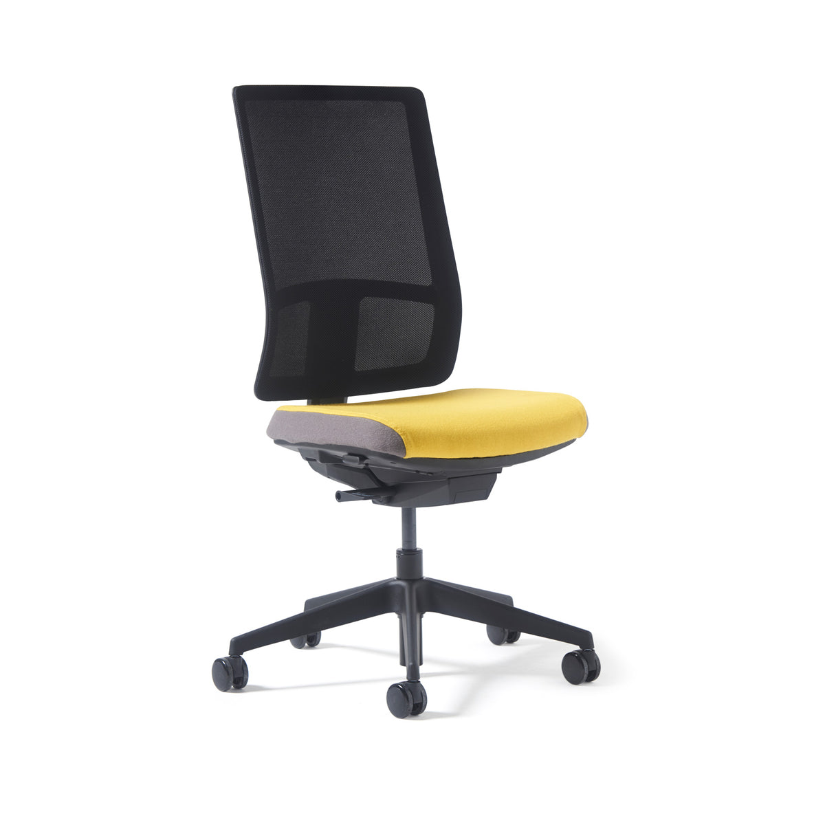 Miku mesh task chairs with integrated seat slide, back height adjustment and synchronised mechanism - made to order - view 1