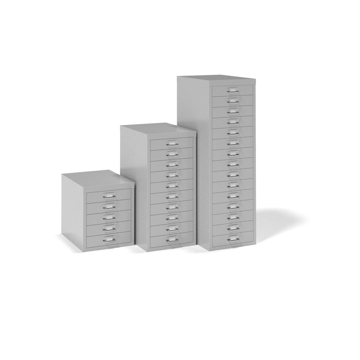 Bisley multi drawers with 10 drawers - silver - view 4