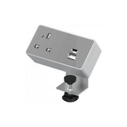 Desktop Power Module 1x 240v UK Socket 30W USB-C, 27W USB-A Silver / Grey - view 1