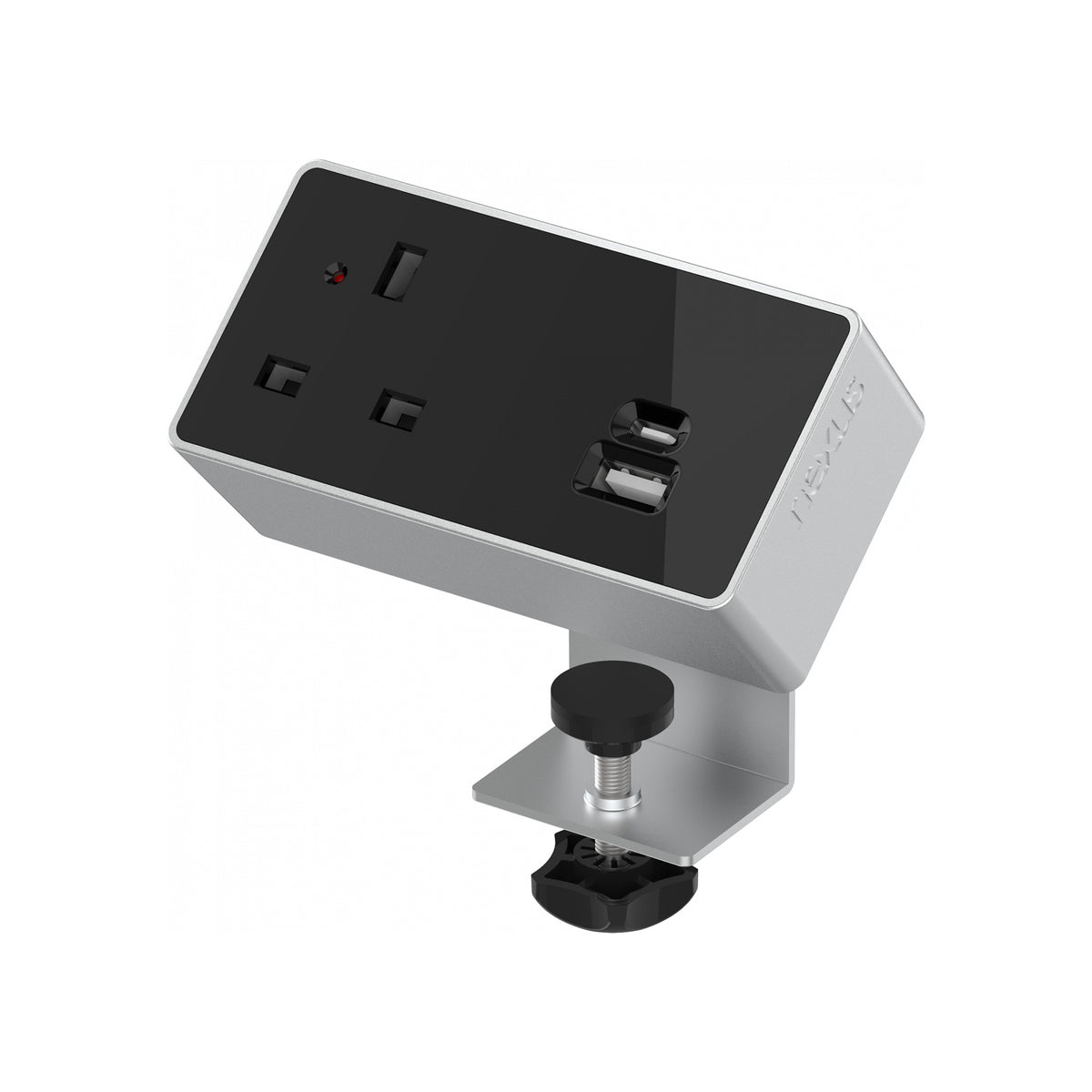 Desktop Power Module 1x 240v UK Socket 30W USB-C, 27W USB-A Silver / Black - view 1