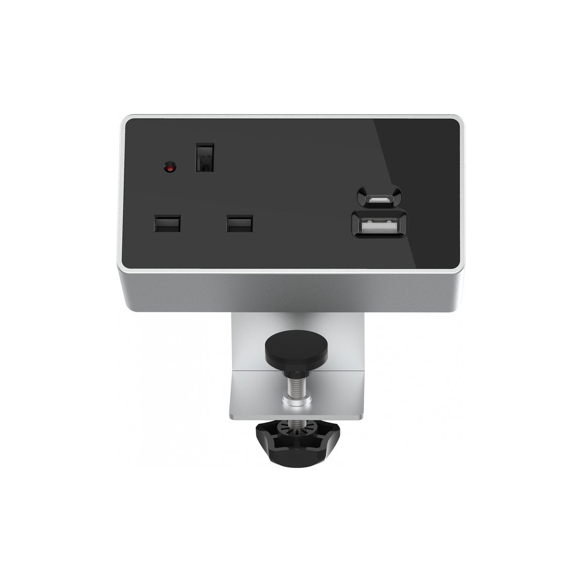 Desktop Power Module 1x 240v UK Socket 30W USB-C, 27W USB-A Silver / Black - view 3