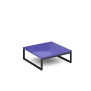 Nera square coffee table 700mm x 700mm with black frame - view 1