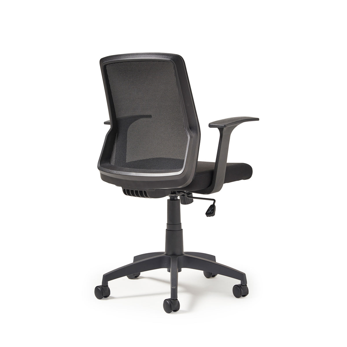 Nina mesh task chair in black - view 2