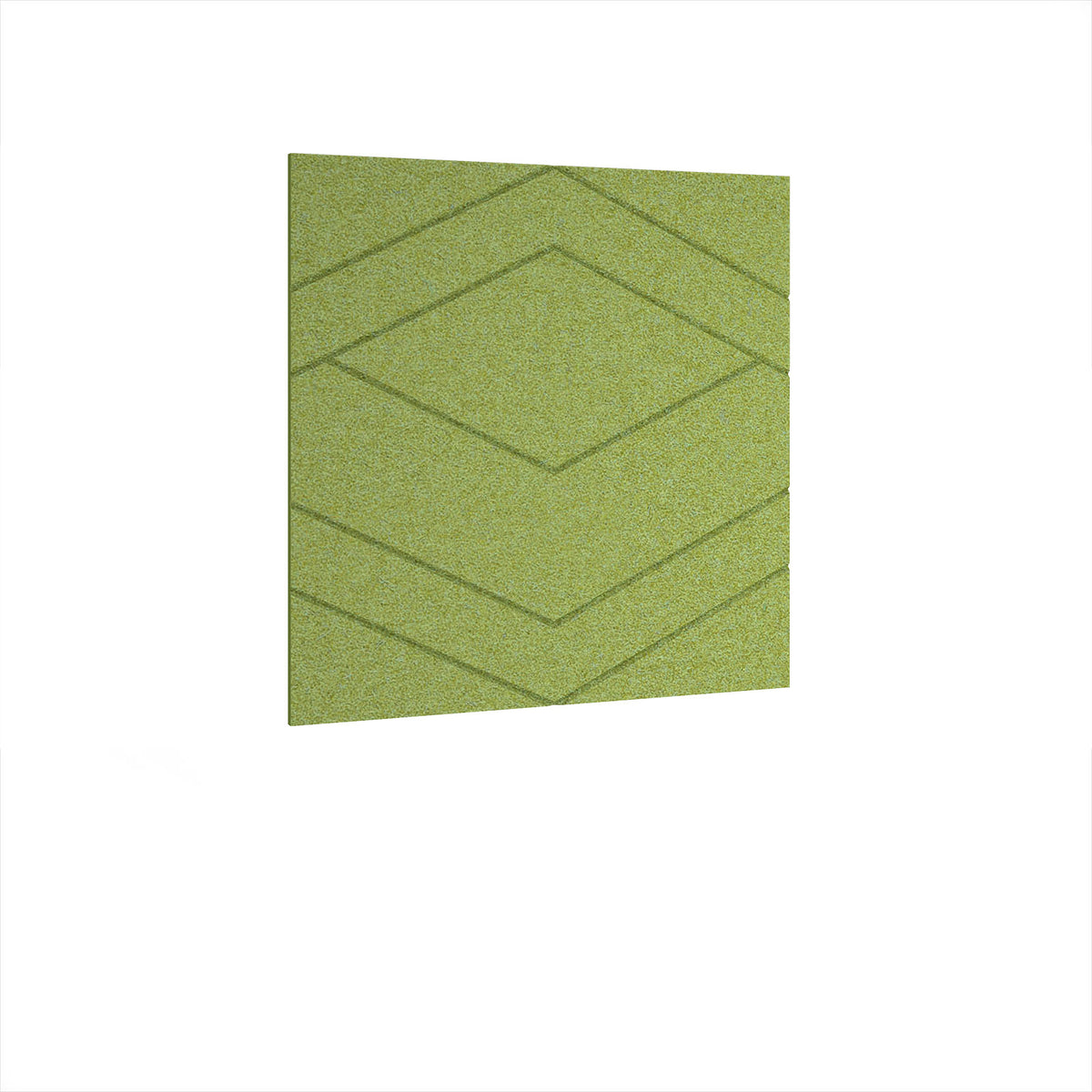 Oblique Acoustic Ceiling-Wall Tiles 590w - Fruit Green - view 1