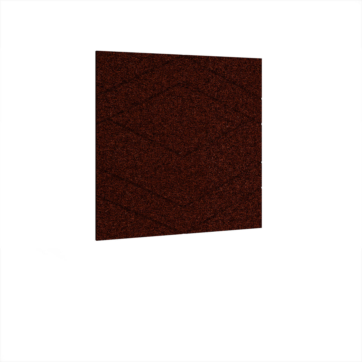 Oblique Acoustic Ceiling-Wall Tiles 590w - Maroon - view 1