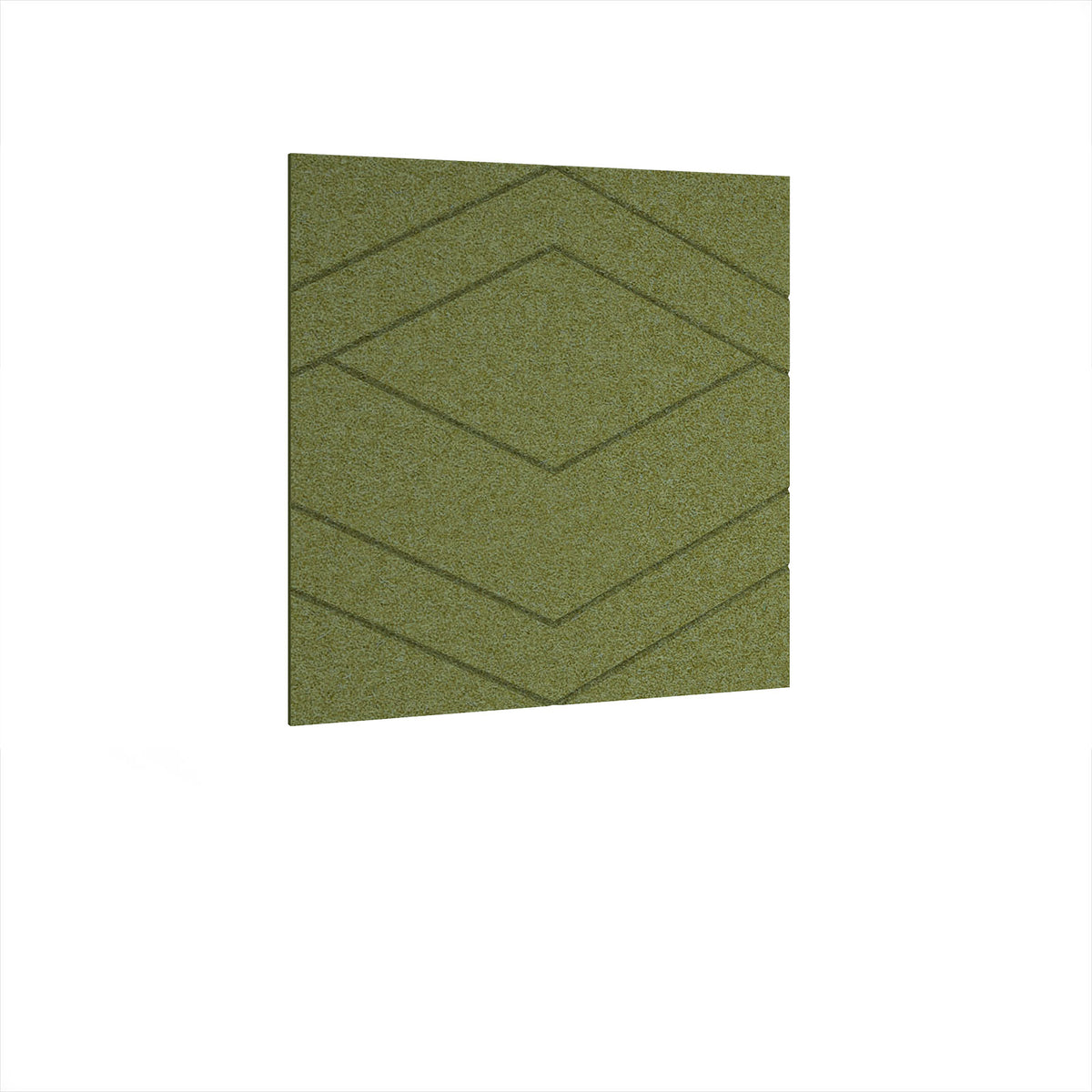 Oblique Acoustic Ceiling-Wall Tiles 590w - Reed Green - view 1