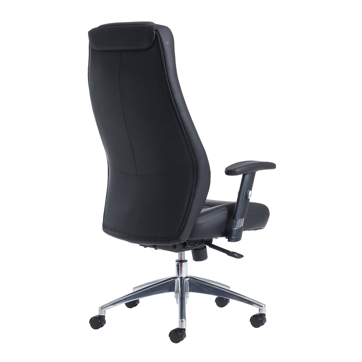 Odessa high back executive chair - black faux leather - view 2