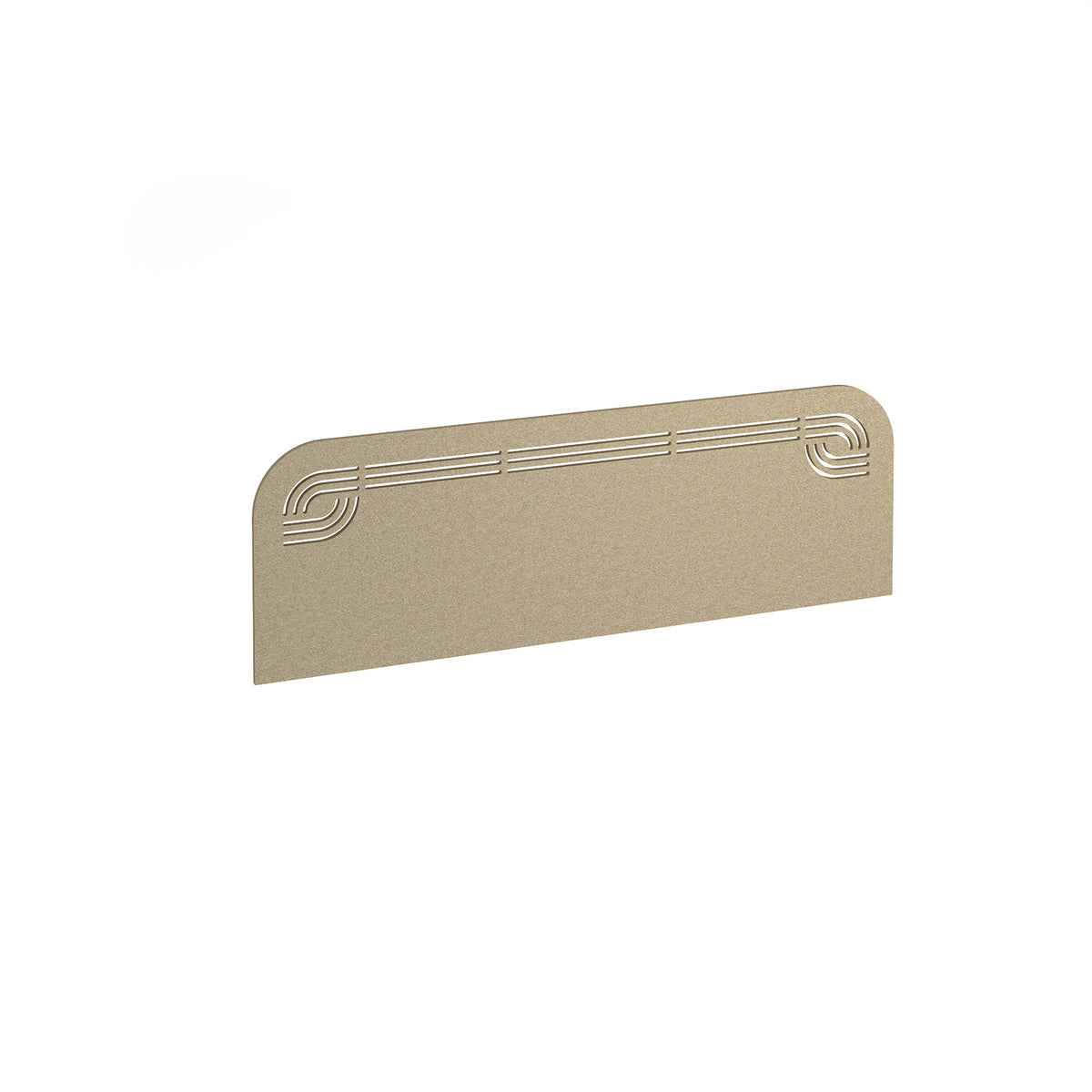 Offset Acoustic Desktop Screen 1200w - Dark Camel - view 1