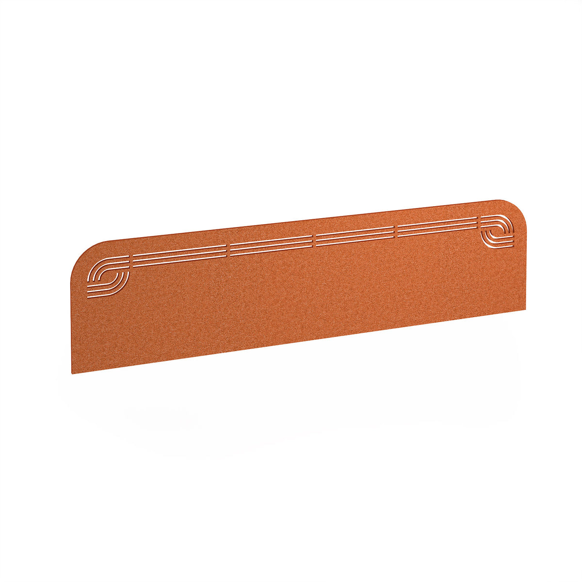 Offset Acoustic Desktop Screen 1600w - Tangerine - view 1