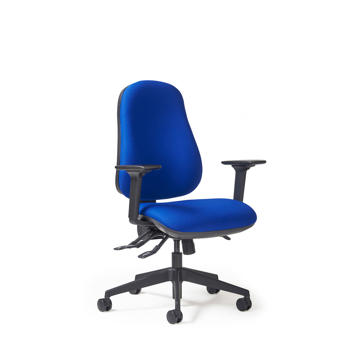 Ortho Pro 501 orthopaedic chair with upholstered seat and back with fully adjustable arms - view 1