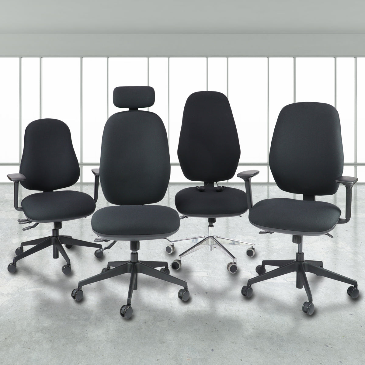 Ortho Pro 700 large back orthopaedic chair with fully upholstered seat and back - view 5