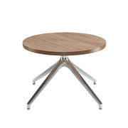 Otis coffee table 600mm diameter with chrome pyramid base - made to order - view 1