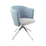 Otis single seater tub chair with 4 star swivel base - made to order - view 1
