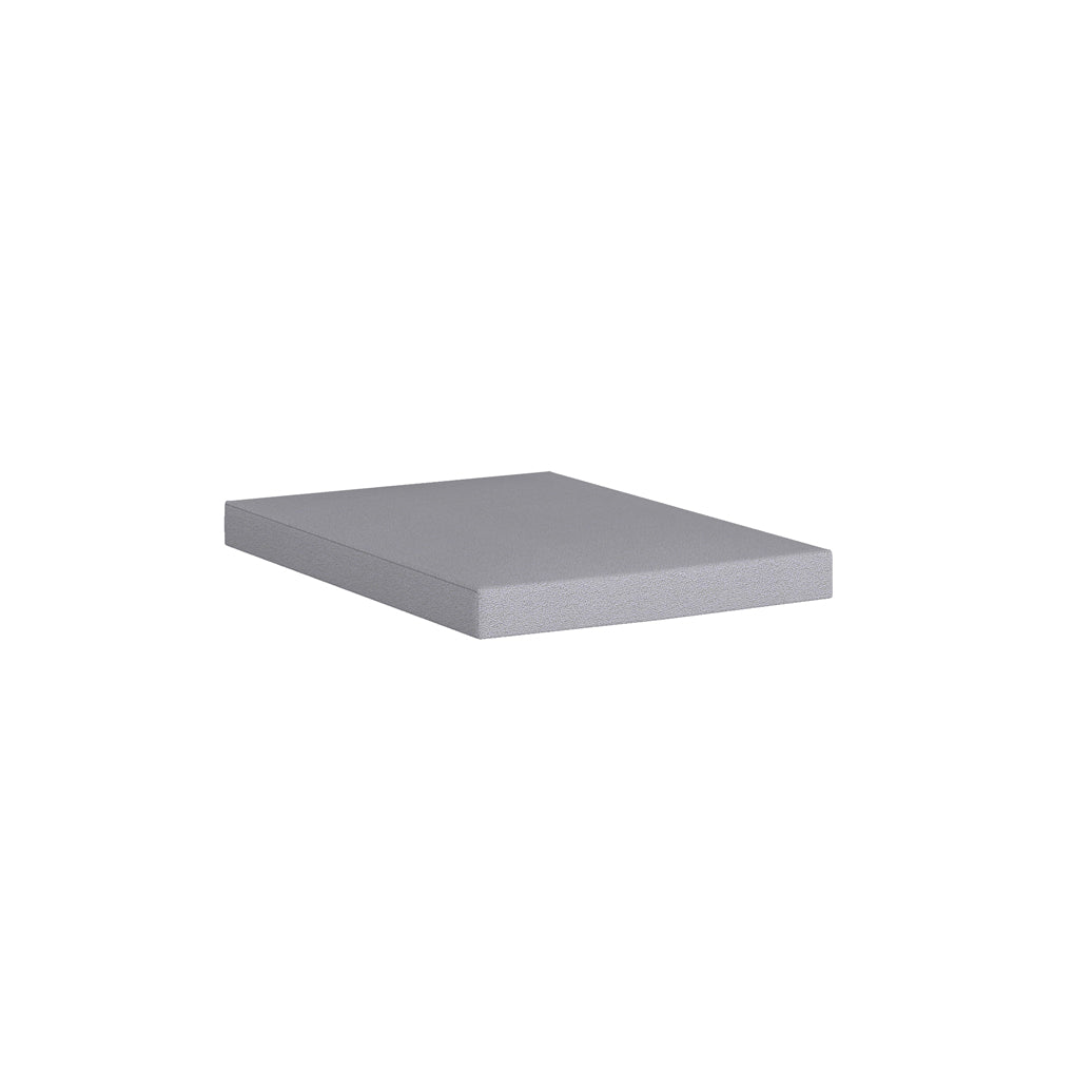 Mobile pedestal upholstered 50mm seat pad kit with set of 80kg weight load castors - view 1