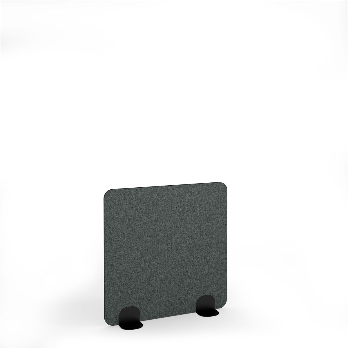 Plain Accoustic Floor Standing Metal Base Legs 1200w 1200h - Black legs, Moonlight Grey - view 1