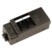 Under desk power bar 2 x RJ45 sockets - black - view 1