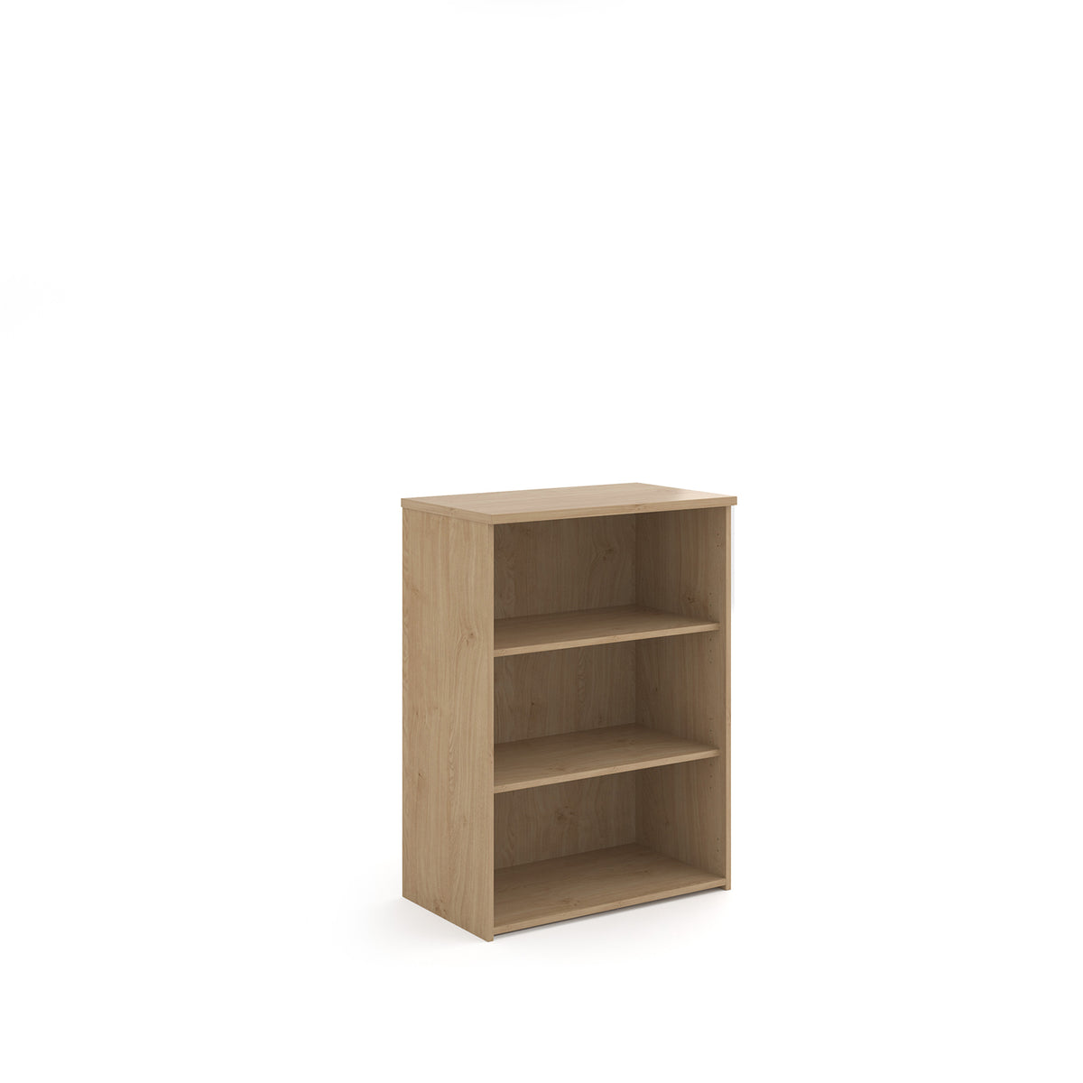 Universal bookcase 1090mm high with 2 shelves - Kendal Oak - view 1