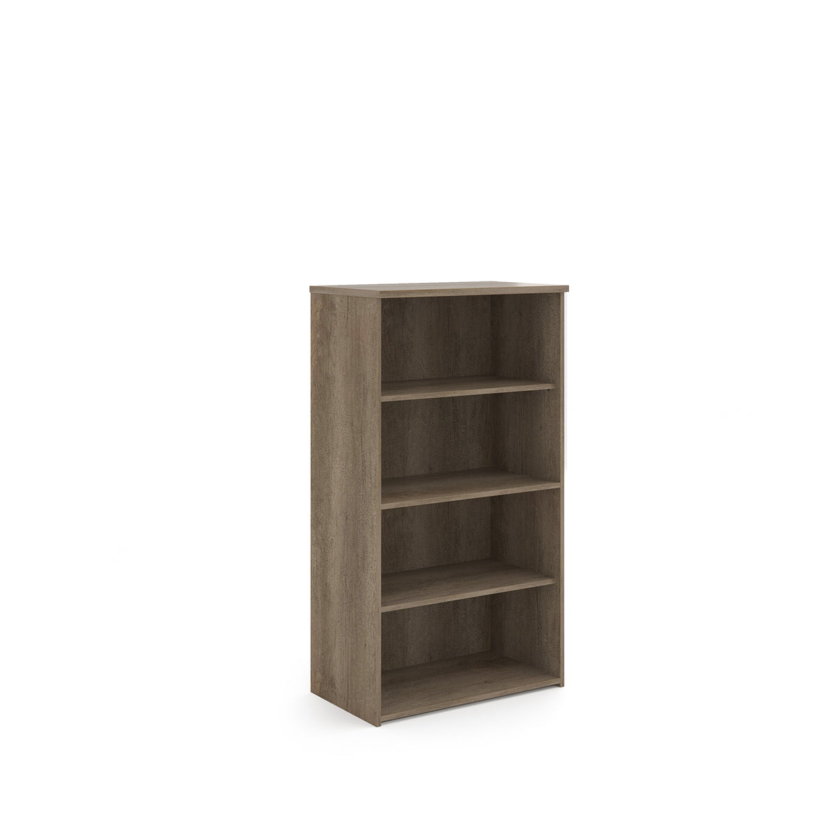 Universal bookcase 1440mm high with 3 shelves - Nebraska Oak - view 1
