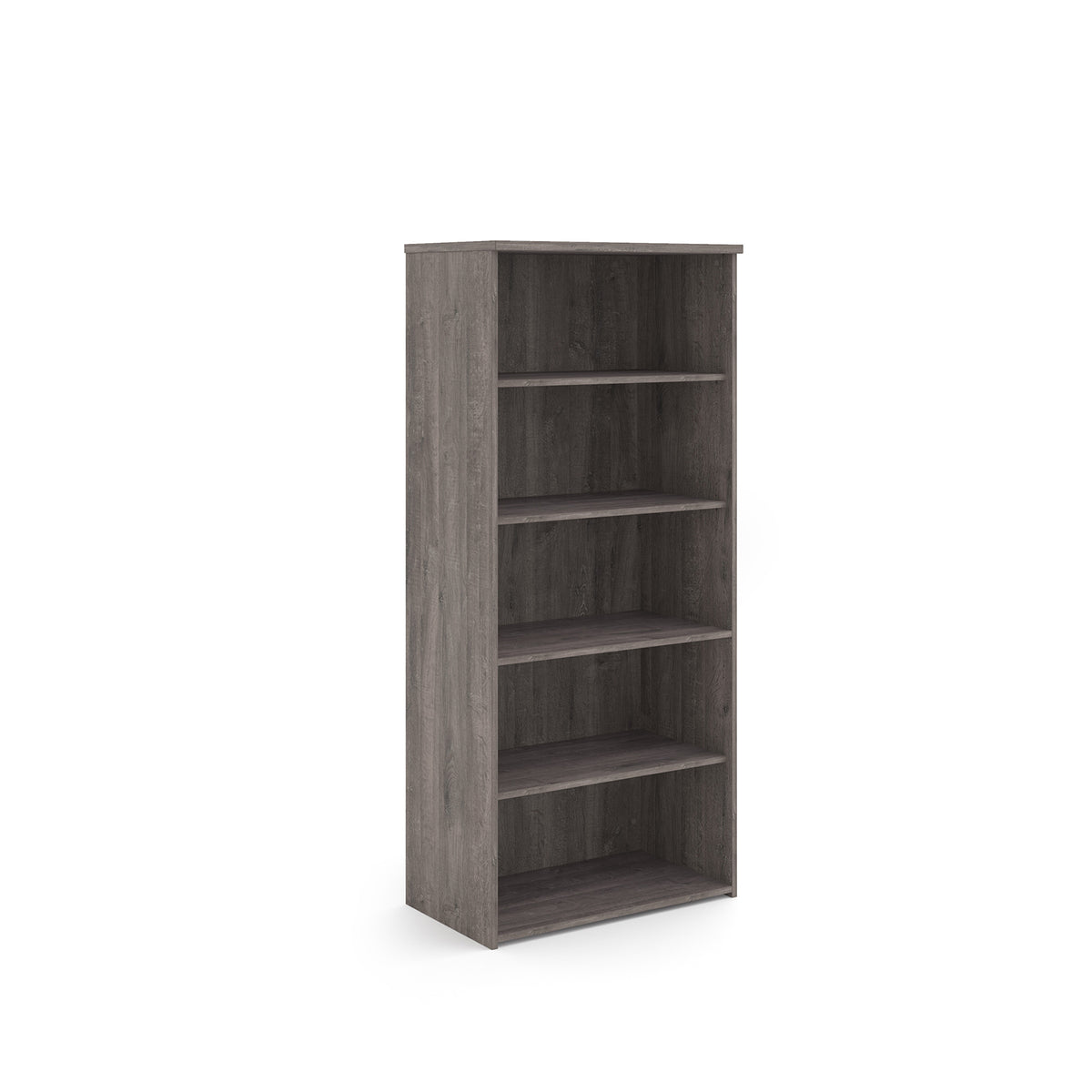 Universal bookcase 1790mm high with 4 shelves - Grey Oak - view 1