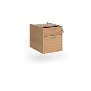 Maestro 25 2 drawer fixed pedestal - Beech - view 1